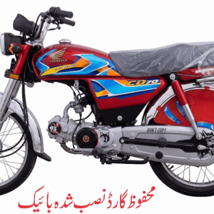 ProtectHer – Safety Guard for CD70 Bikes - Color: Red